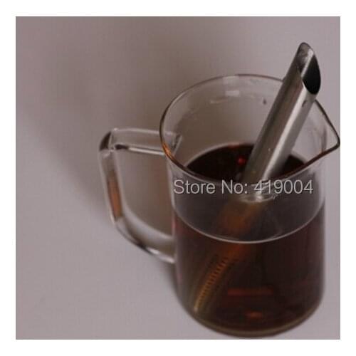 Fedex DHL Free Shipping Stainless Steel Tea Stick Teaspoon Colander Tea Strainers Oblique Tube Filter Tea Balls,200pcs/lot