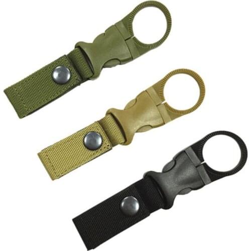 EDC Tactical Gear Military Nylon Webbing For Outdoor Tools Buckle Hook Water Bottle Holder Belt Clip Bushcraft Camp Carabiners