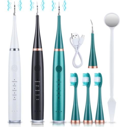 Electric Dental Calculus Remover Dental Scaler Tartar Plaque Stains Cleaner Teeth Whitening Kit Teeth cleaner Oral Hygiene Care