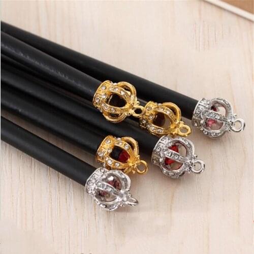 Pencil Crown Diamond Color Pencil Stationery Item Drawing Supplies Cute Pencils For School Office and School 2pcs per lot