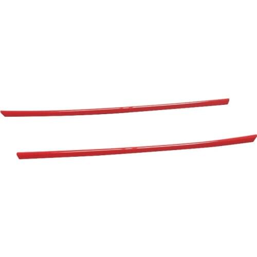 Red Car Front Bumper Grille Decoration Strip Trim Cover for Golf 8 MK8 2020 2021