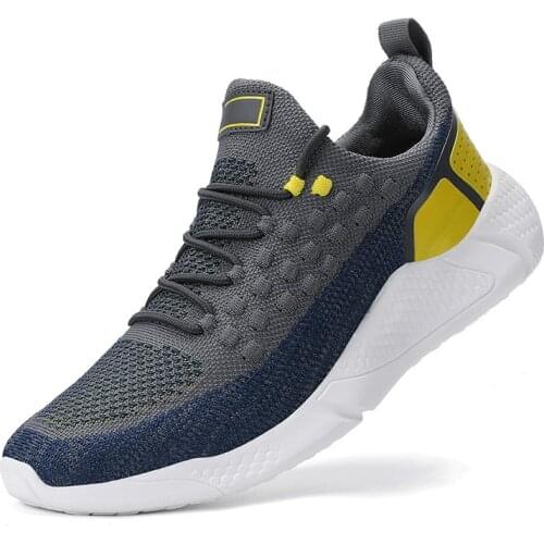 2021 New Breathable Mesh Casual Men Shoes Adult Male Spring Sneakers Men Footwear Running Shoes Comfort Lightweight Footwear