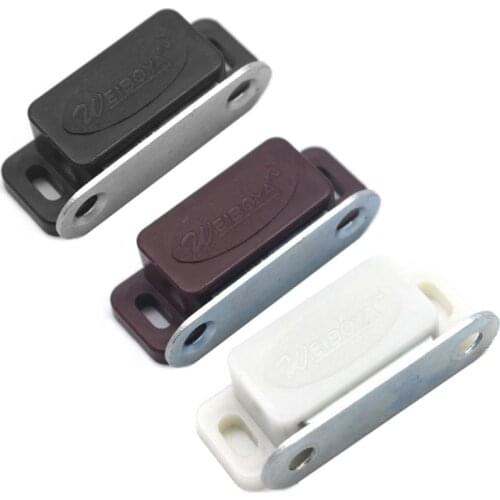 10Pcs Mini Plastic Cabinet Magnetic Catch Lock Latch Door Shutter Stopper Damper Buffers for Home Kitchen Furniture Cupboard Clo