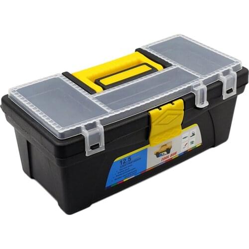 10 Inch 12.5Inch Multifunctional Instrument Parts Hardware Tool Storage Box ABS Plastic Toolbox Electrician Box