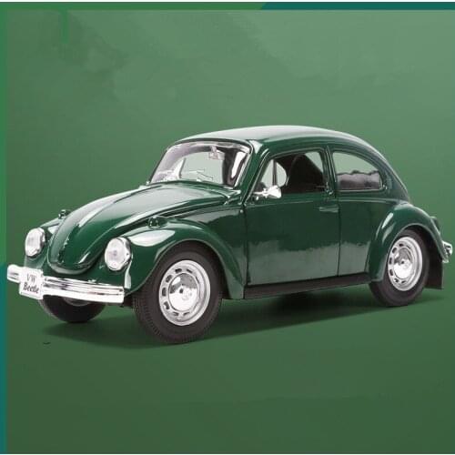 1:24 high-simulation vintage beetle classic car model,high-quality classic collection ornaments,wholesale and retail