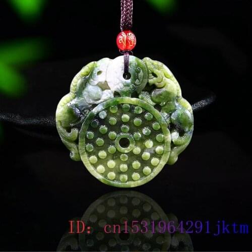 Jade Pixiu Pendant Gifts Carved Amulet Women Charm Natural Accessories Chinese Fashion Gemstone Jewelry Necklace Tiger