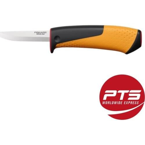 FISKARS Craftsmans Knife with Sharpener Tactical Survival Camping Hunting Special Luxury Utility Knife Tools Made in Finland
