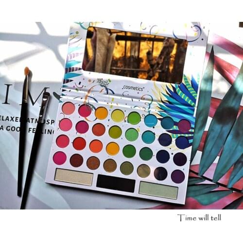 Take Me To Brazil 35 colors Eye Shadow Pallete Makeup Women Cosmetic Natural Eyeshadow Glitter Eyeshadow Obsessions Pallete