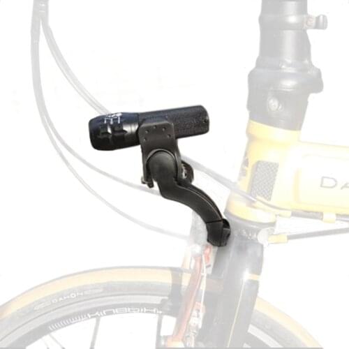 MTB BMX Bike Front Light Mount Bicycle Fork Light archmount Extension Base Flashlight Bracket Extender