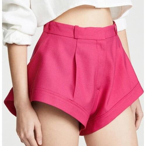 Sexy High Waist Loose Beach Pants Ultra Short Wide Leg Pants Street High Waist Hot Pants Suit Shorts