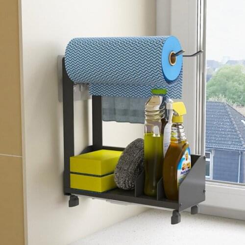 Stainless Steel Sink Storage Rack Dish Cloth Rag Holder Sponge Organizer Towel Drain Basket Shelf Faucet Kitchen Bathroom Tools