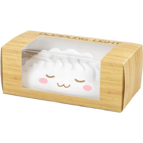 LED Night Light Dumpling Mini Light Bedroom Houseuse Bed Lamp Decorative Table Lamp Children Kids Toys Nightlight Christmas Gift