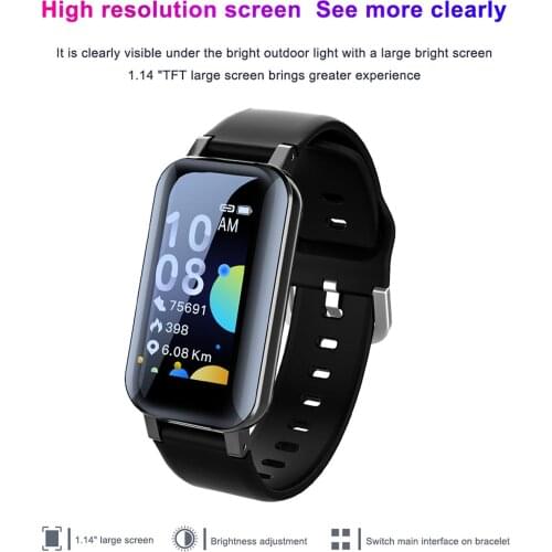 T89 TWS Wireless Bluetooth Earphone Heart Rate Monitor Sport Watch Wristband