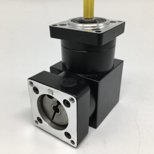 90degree Angle Planetary 6 :1 Ratio Right Planetary Speed Reducer Gearbox Reversing Corner Reducer for NEMA23 57mm Stepper Motor