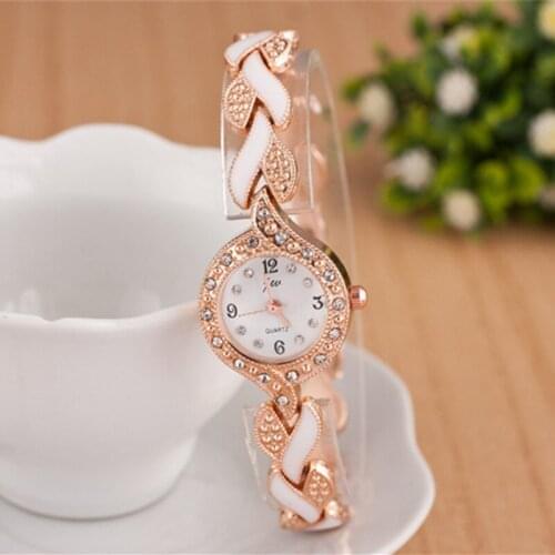2019 New Brand JW Bracelet Watches Women Luxury Crystal Dress Wristwatches Clock Womens Fashion Casual Quartz Watch reloj mujer