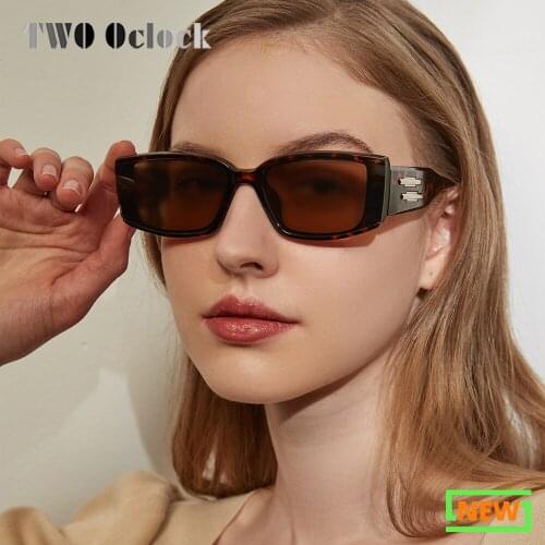 Women Sunglasses 2021 Fashion Luxury Designer Female Trendy Square Sunglases Points UV400 Protection Shades Retro Punk Oculos