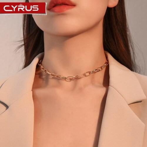 Link Chain Choker Necklace Punk Choker Women Pendant Vintage Boho Jewelry Accessories Weddings Party Girl Gift 2020 Trendy