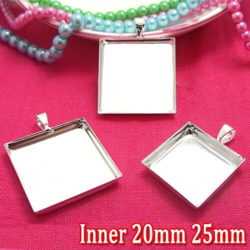 10pcs New Arrival 2014 Fashion DIY Silver Plated White Pendant Blank Base W/Inner 20-25mm Bezel Setting Lace Edge Tray Bezel Cup