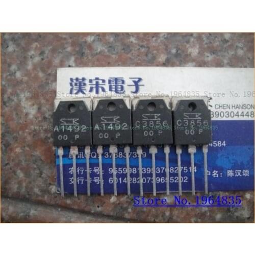2pcs/lot=a pair 2SA1492 2SC3856 15A 180V