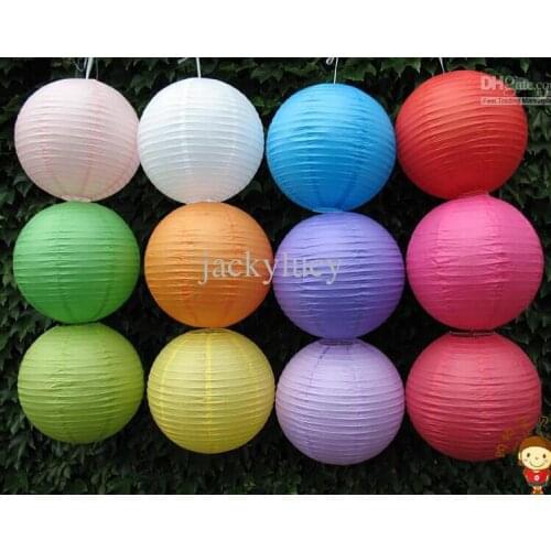 4 Inch (10CM) Round Chinese Paper Lantern for Birthday Wedding Party Decoration gift craft DIY