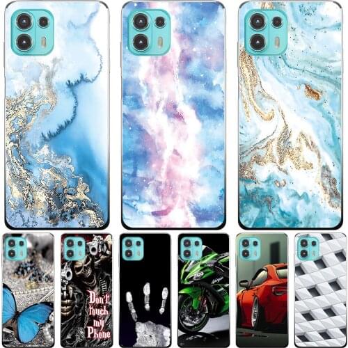 Phone Bags & Case For Motorola Edge 20 Lite Pro 2021 6.7 inch Cover Soft Silicone Fashion Marble Inkjet Painted Shell Capa