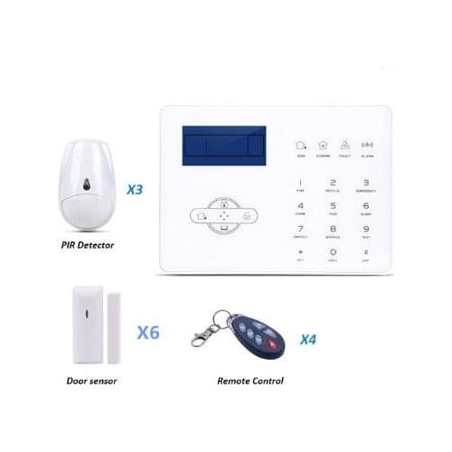 French Voice GSM Alarm System Android IOS APP Remote Intrusion Security Alarm ST-IIIB with Pet PIR Motion Sensor