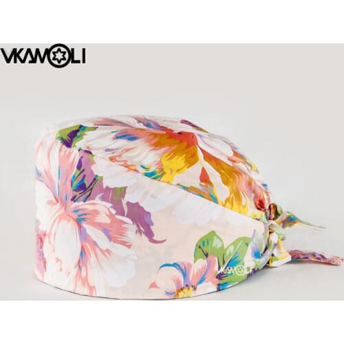 Unisex Cotton gorros quirofano mujer Beauty Salon Hat nursing cap lab coat pet shop Scrub Cap nursing Accessories