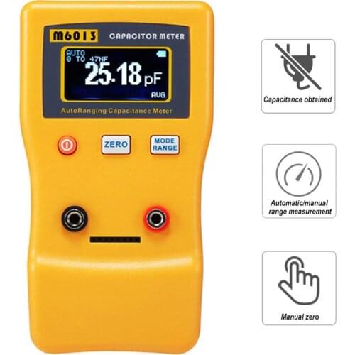 M6013 MESR-100 ESR Capacitance Meter Ohm Meter Professional Measuring Capacitance Resistance Capacitor Circuit Tester