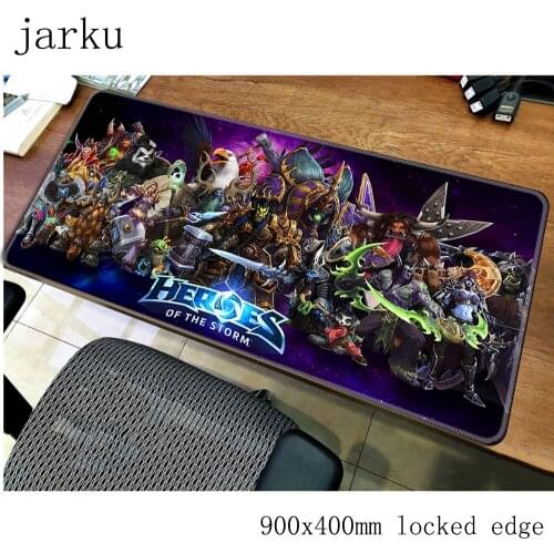 Heroes of the storm mousepad gamer 900x400X3MM gaming mouse pad large xl notebook pc accessories laptop padmouse ergonomic mat