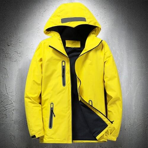Men Autumn Thin Outdoor Jacket Waterproof Jacket Outwear Windbreaker Reflective Article Jackets For Men Rain