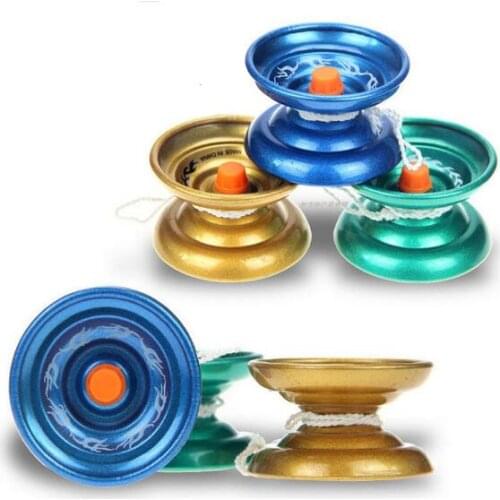 Magic Yoyo Aluminum Alloy Metal Yoyo Professionalwith String Kids Toys Funny Yoyo for Children Birthday Gift YH1093