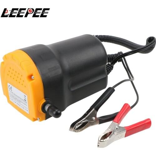 Electric Automatic Exchange Transfer Pump Suction Transfer Pump Oil Fluid Pump Extractor 12V 60W for Auto Car Mot