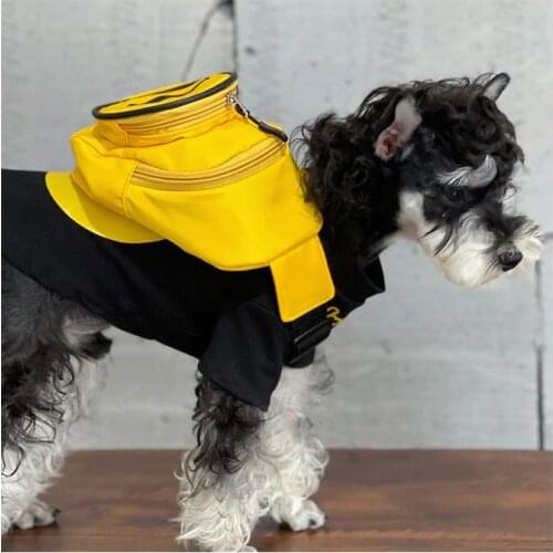 Pet Dog Clothes for Small Dogs Clothing Cotton Sweatshirt for French Bulldog Crossbody Bag for Yorkies Dog Accessories PC2140