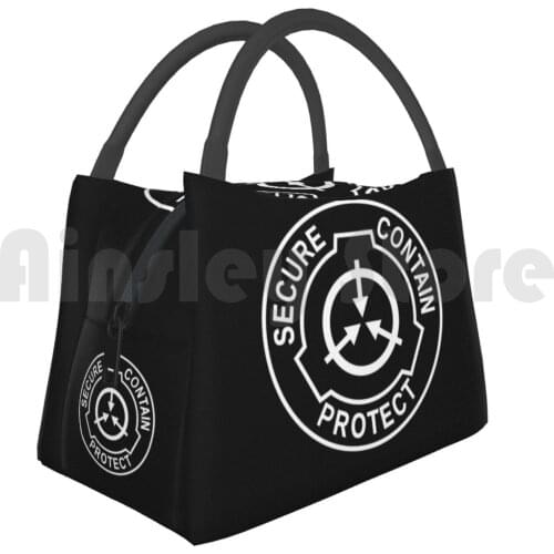 Portable Insulation Bag Scp Patch-Inverted Scp Secure Contain Protect Special Containment Procedures Foundation