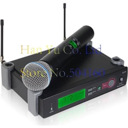 Professional Handheld Wireless Microphone Karaoke UHF Microphone SLX24/Beta58 Headset Mic Top Quality SLX4 SLX2