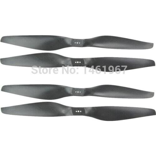 Hot Sale 4 X T-Motor 1755 Carbon Fiber propeller prop CW/CCW 17x5.5 17 inch for T-Motor Multi Rotor Quadcopter-Black(2pairs)