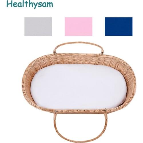 Baby Bed Sheet Ultra Soft Stretchy Craddle Sheets Baby Bed Organizer Baby Elastic Fitted Sheet Newborn Sheets for Children