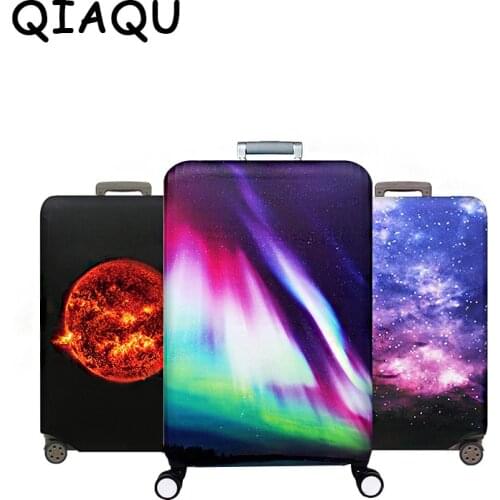 QIAQU High Quality Fashion Travel elasticity Luggage Cover Protective Suitcase cover Trolley case Travel Luggage Dust cover