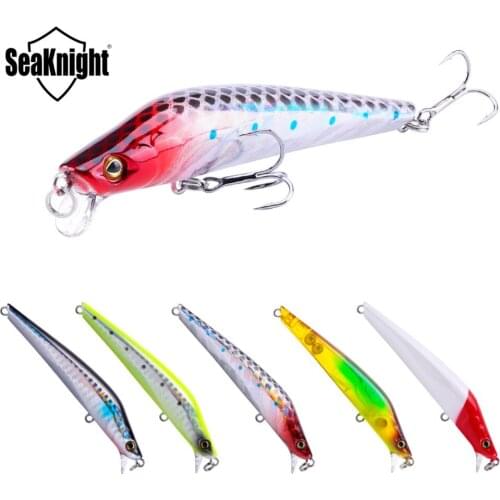 Seaknight SK016 Fishing Lure Set 5 Pcs / Lot 95mm 10g 0-0.4 M Hard Floating Bait Strongest Lure Bicyclic and Hooks Equipped