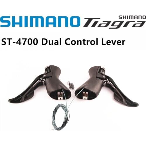 Shimano TIAGRA ST-4700 4703 Black Dual Control Lever 2x10 Speed 3X10 Speed Derailleur Road Bicycle Bike Shifter 20s 30s