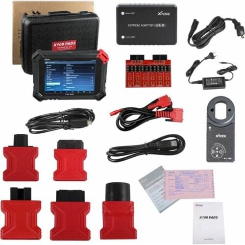 XTOOL X-100 PAD2 Pro OBD2 Auto Key Programmer X100 PAD2 add Special Functions For VW 4th & 5th IMMO X100 2
