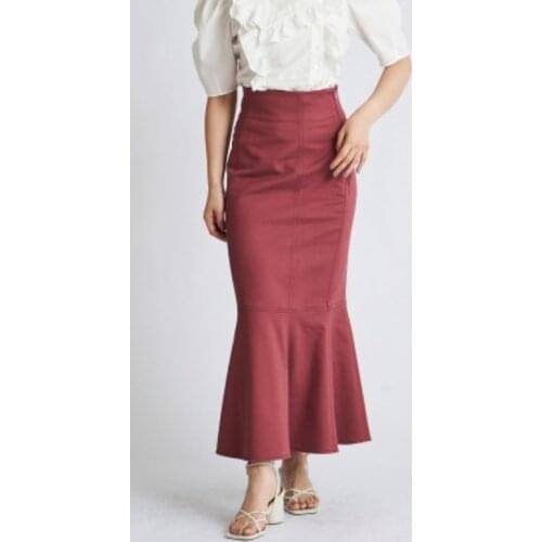 Temperament High Waist Trumpet Skirts Womens Elegant Package Hip Faldas Mujer 2021 Summer All Match Mermaid Jupe Female