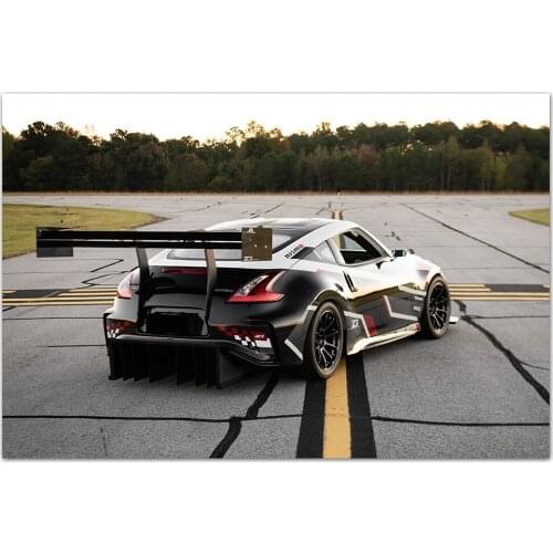2020 Nissan Global Time Attack TT 370Z Supercar Poster Wall Picture for Living Room Wall Art Canvas Cloth Fabric Print Painting