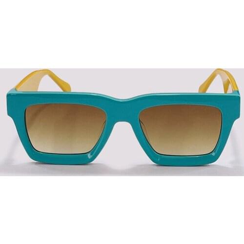 2021 Classic Square Sunglasses Women Gradient Tea Sun Glasses Female Driving Eyewear Oculos De Sol