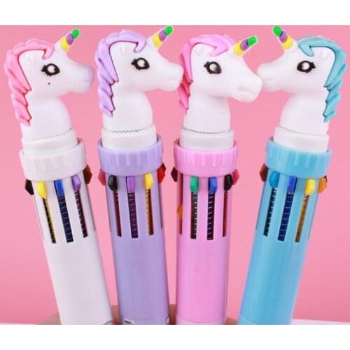 30pcs Unicorn Gel Pens Kawaii Stationery Cute Pens New Writing Pen Student Novelty Gel Pen Kawaii School Supplies Stationary