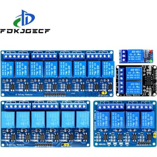 5v 12v 1 2 4 6 8 channel relay module with optocoupler Relay Output 1 2 4 6 8 way relay module for arduino