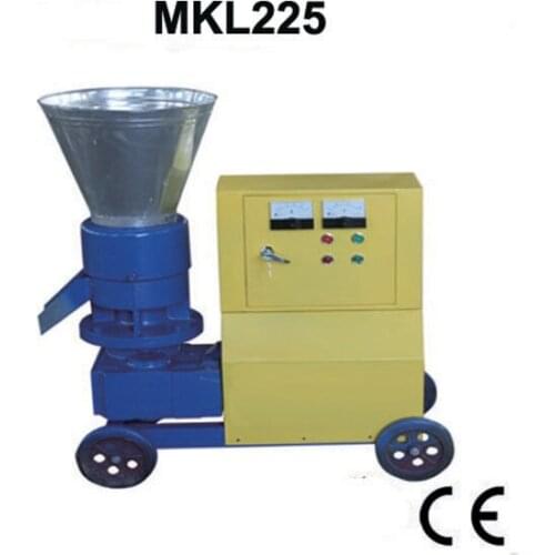 7.5KW MKL225 Pellet Press Wood Pellet Mill With Motor