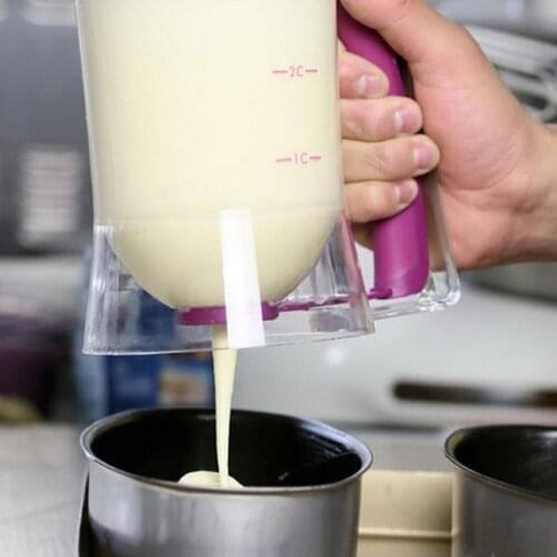 900 ml Cupcake Pancake Cake Cream Cake Mix Dispenser Jug Baking Essentials Maker Cooking Tools Funnel Measuring cup