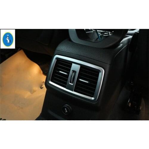 Yimaautotrims Auto Accessory Air Vent Center Armrest Box Rear Air Vent Cover Trim Fit For BMW X1 F48 2016 2017 2018 2019 2020
