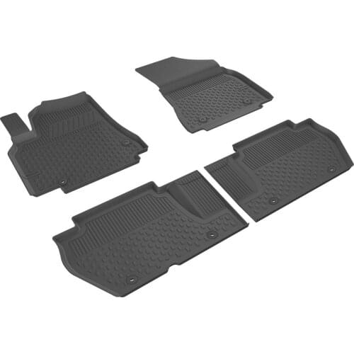 Roxform Car In-4.5D Pool Mop Black Auto Mat High Quality Interior Accessories Tuning For Citroen C5 Aircross 2019 2020 2021